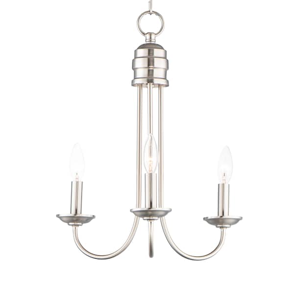 Maxim Lighting Logan 3-Light 15.5" Wide Satin Nickel Pendant Light 10343SN - main